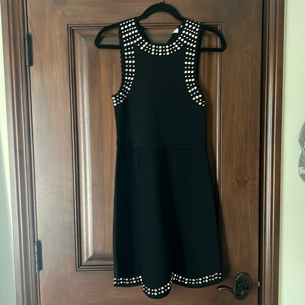 Sandro dress with gold/silver embellishments